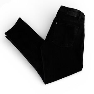 Level 99 Straight Leg Jeans Womens 32/30 Black Good Denim Mid Rise Classic